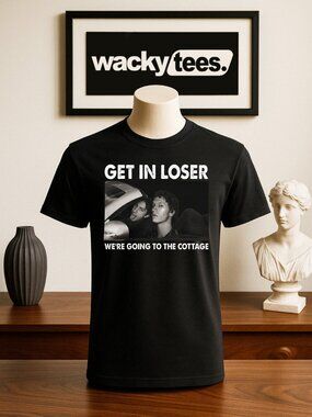 Get In Loser Were going to the Cottage Heated Rivalry Hockey Graphic Tee Shirt